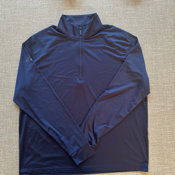 Callaway Men’s Swing Tech Weather Series Half Zip long sleeve Shirt Size Medium - Picture 1 of 12